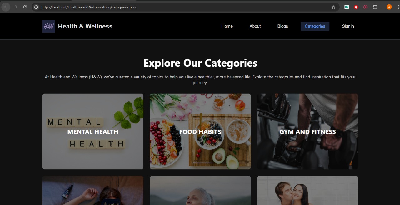 Health & Wellness Blog